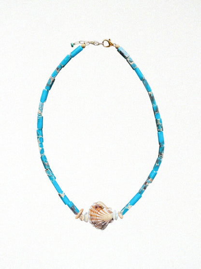 Sunset Scallop Necklace